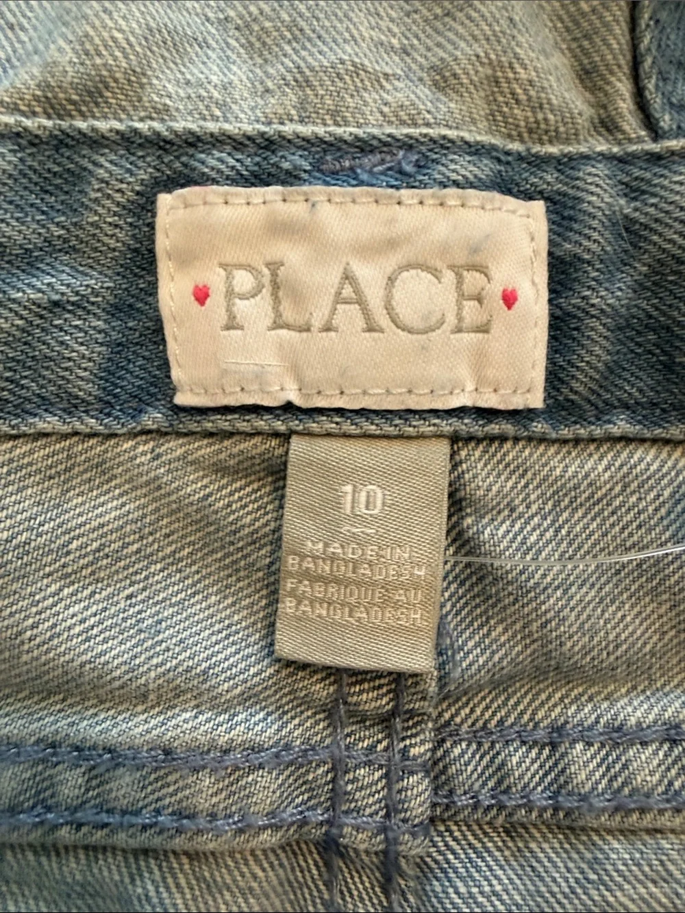 The Children’s Place Denim Shortalls – Size 10 – NWT